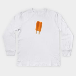Orange popsicle Kids Long Sleeve T-Shirt